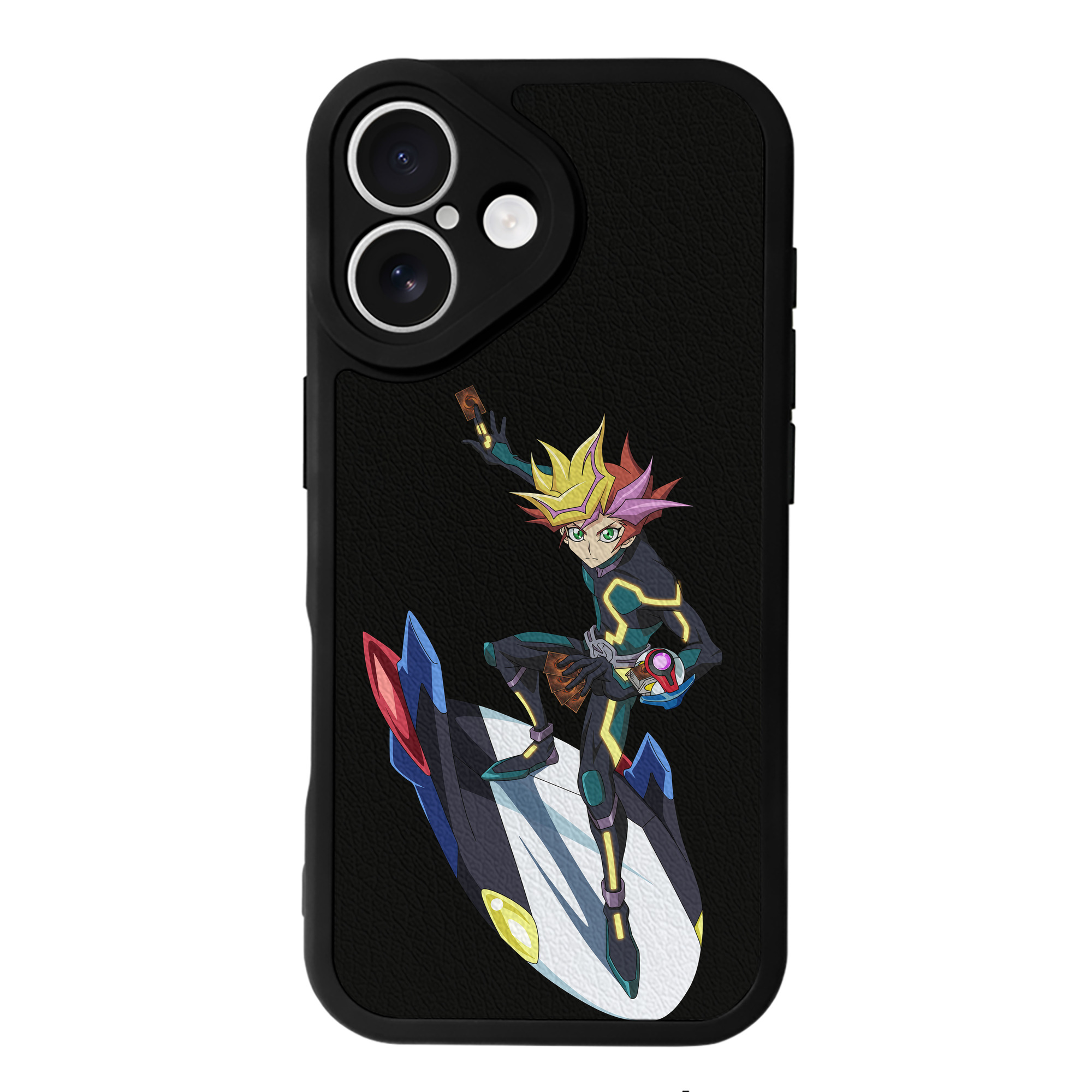 遊☆戯☆王 Yu-Gi-Oh! 【iPhone 16シリーズ対応】シリコンスマホケース（レザー調） 材質：シリコン